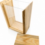 Ahşap Bakliyat Kutusu Vista Tek Bölmeli Woodile (Büyük)