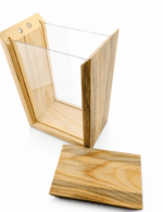 Ahşap Bakliyat Kutusu Vista Tek Bölmeli Woodile (Büyük)